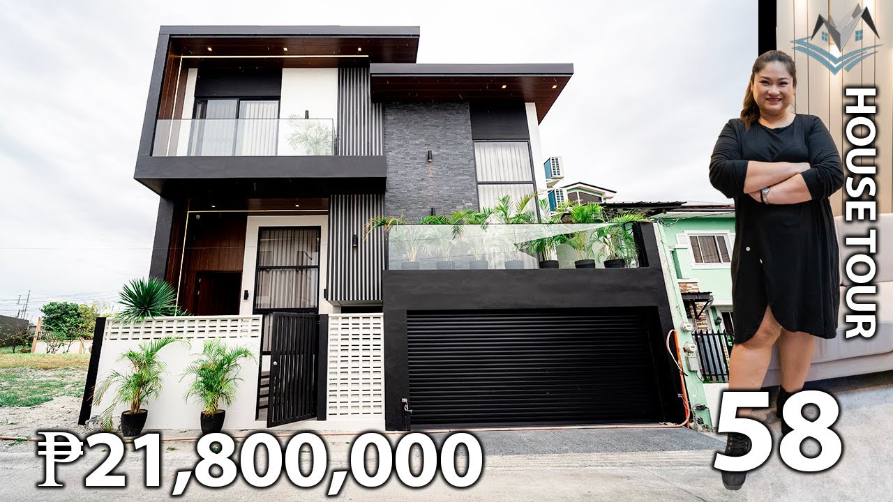 HOUSE TOUR 58 | Modern Intelligent Home with Pool for Sale in Angeles Pampanga