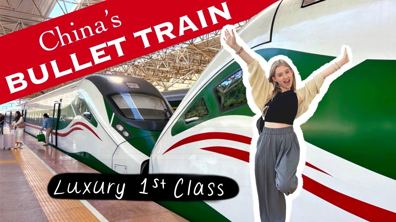 FIRST CLASS on China’s 350kmh high-speed BULLET TRAIN 🇨🇳 Luxury Travel to Lijiang, Yunnan 丽江云南
