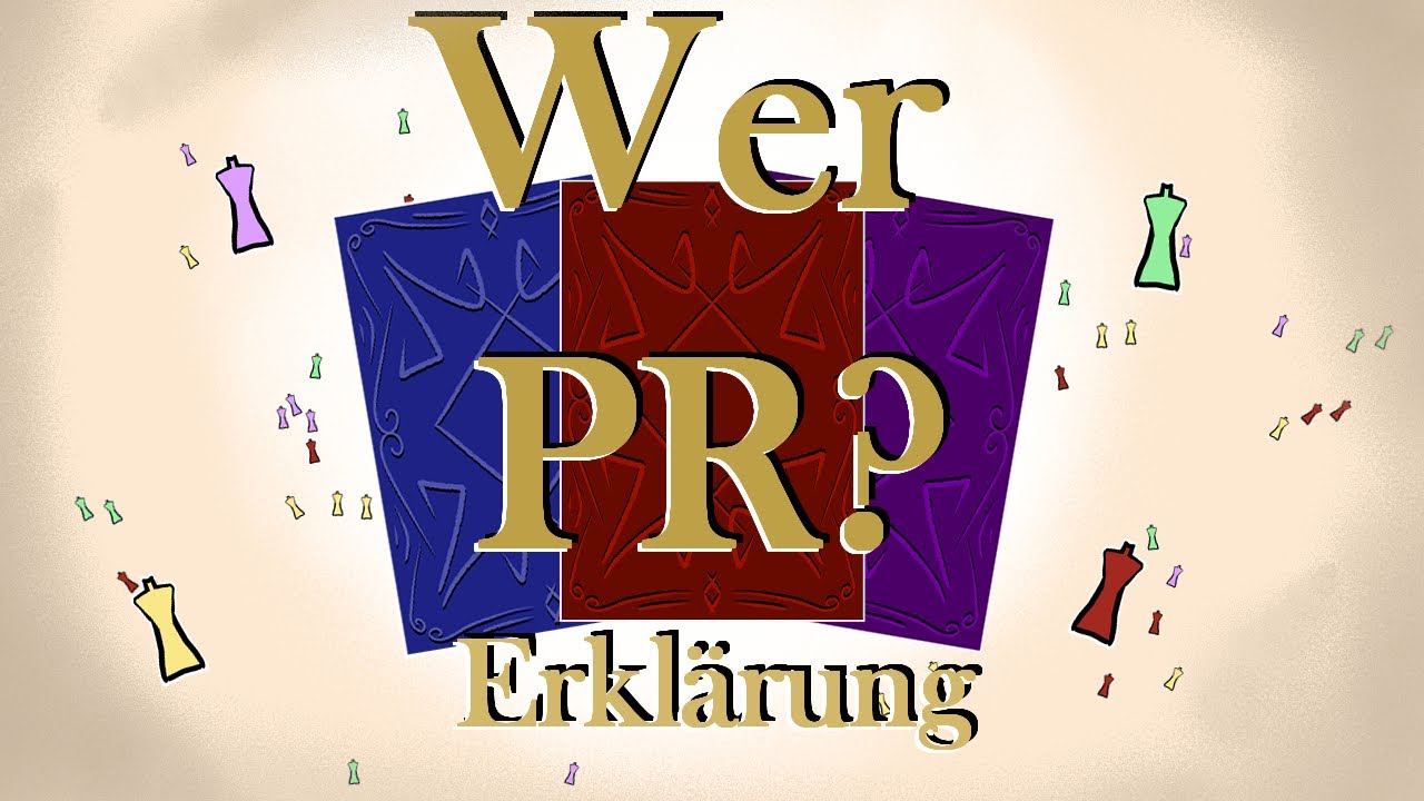 Wer PR? / Spielbrett Erklärung