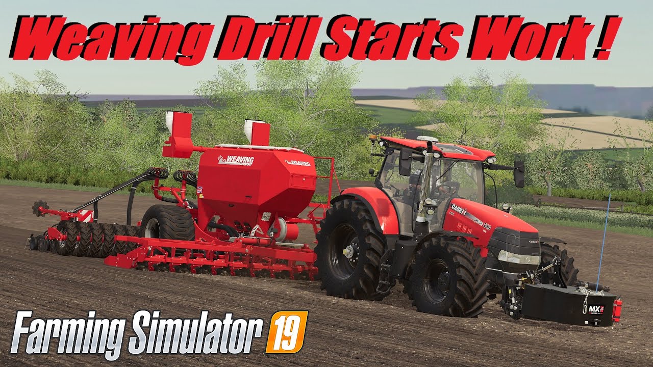 Using Our New Weaving Drill Ep3 | MeadowGrove Extended | Farming Simulator 19