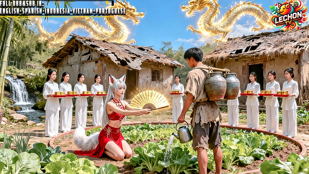 Vegetable-Growing Beggar Meets A Fox Spirit—She Gifts A Divine Fan And He Marries A Billionaire