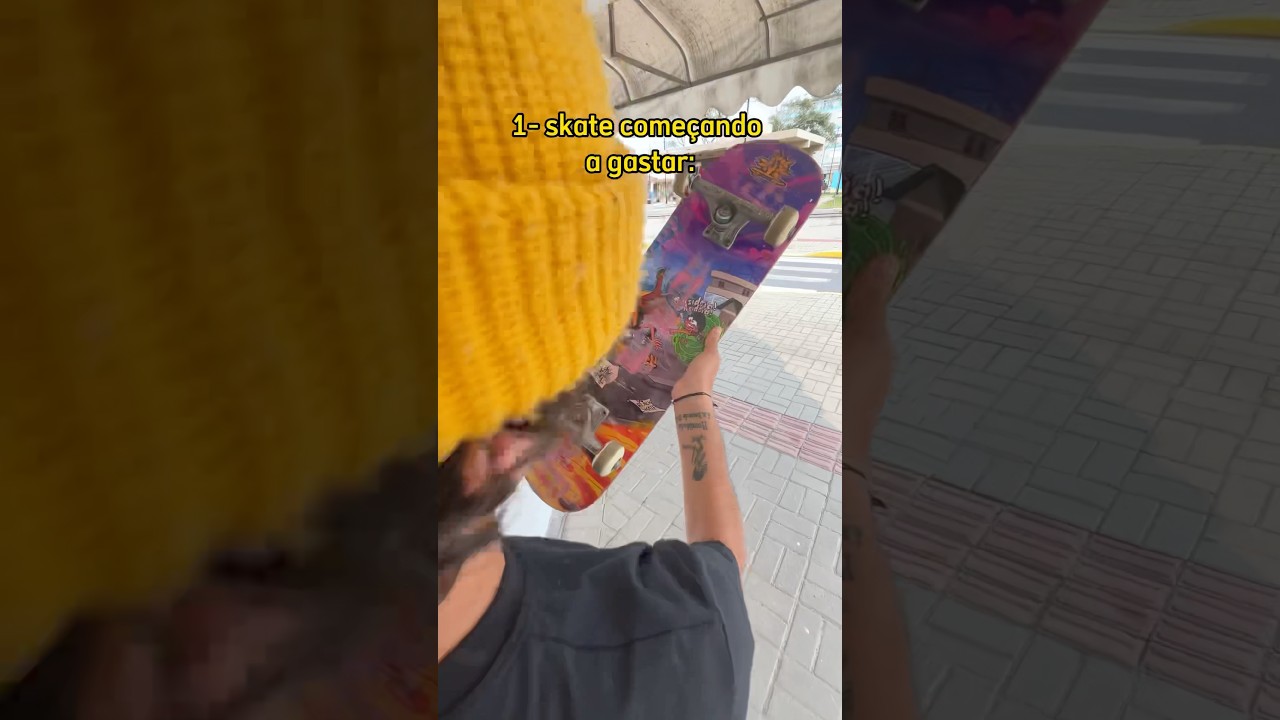 1 ANO TENTANDO ANDAR DE SKATE NA RUA #shorts