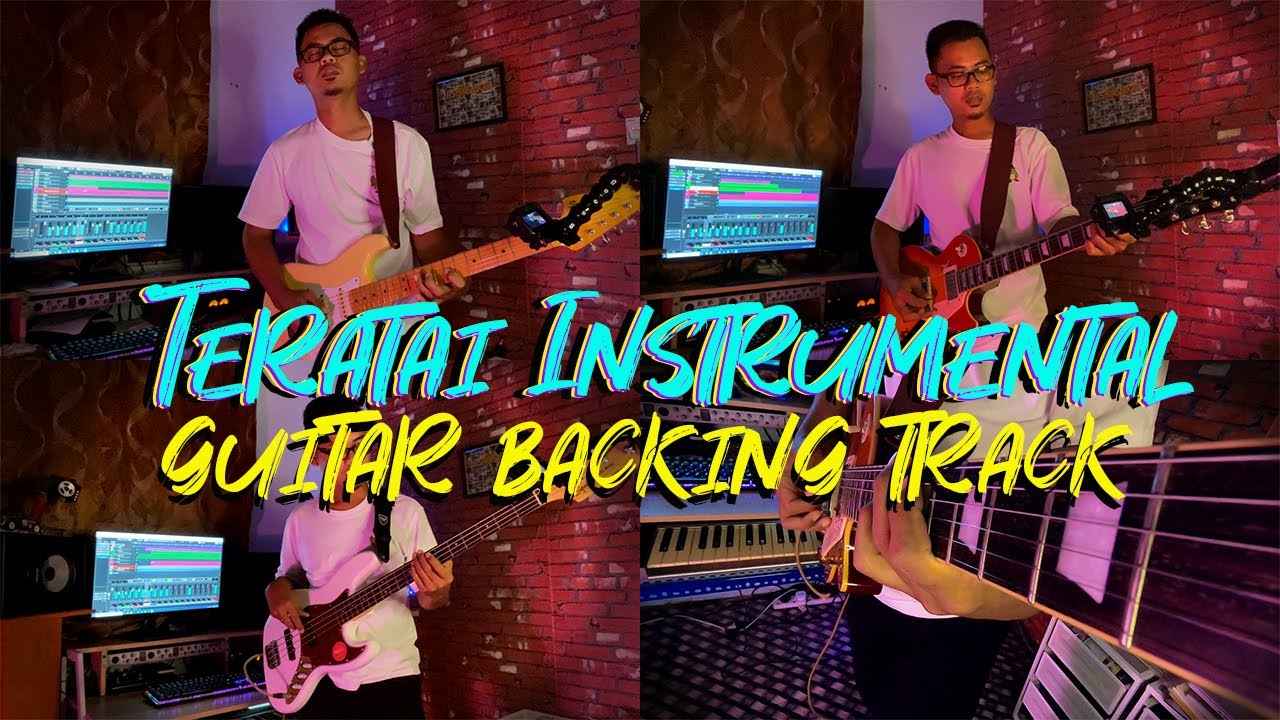 TERATAI - Sweet Charity - guitar backing track Full - key E minor