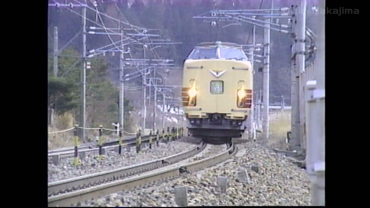 中央西線381系特急しなの　洗馬～日出塩