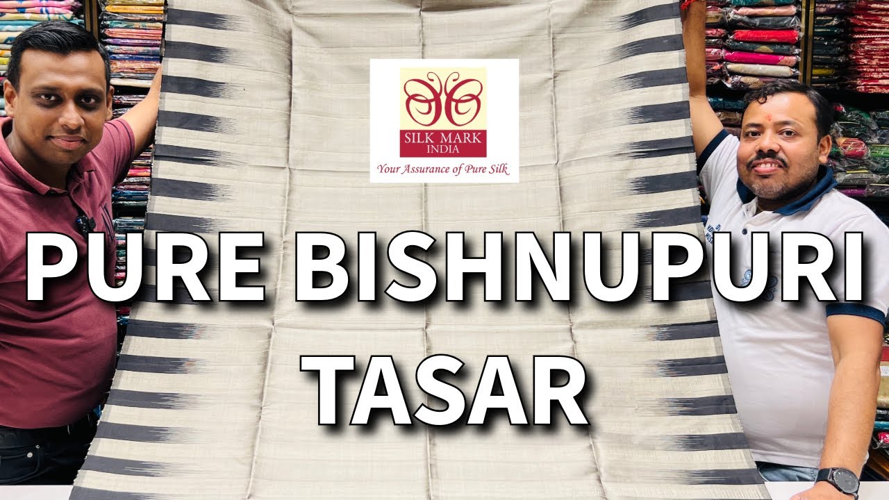 PURE BISHNUPURI TASAR SILK WITH SILKMARK | ADI INDIAN SILK HOUSE | NEW LAUNCH!!!