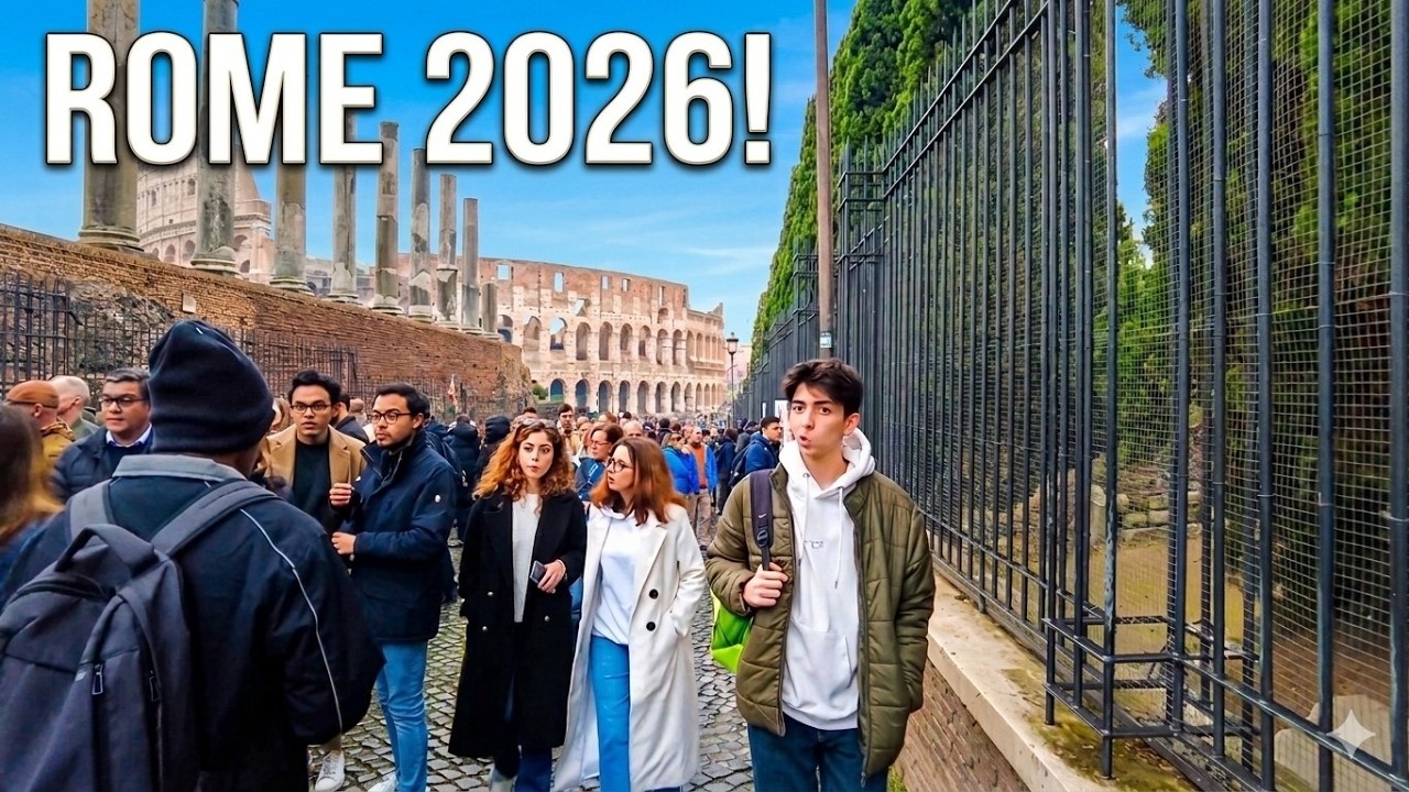 Rome Italy 2026 , This is Rome in March 2026 - Rome walking tour 4k 60fps