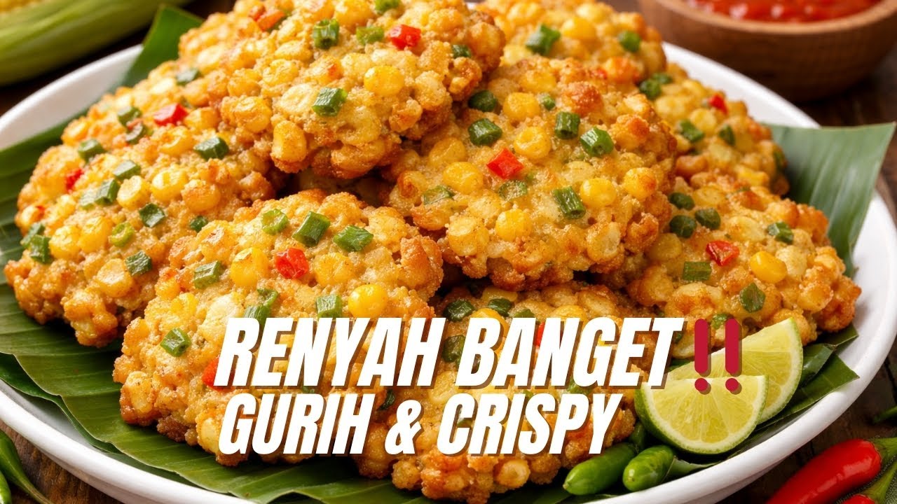CUMA PAKAI 3 BAHAN‼️ BAKWAN JAGUNG LEMBUT INI BIKIN KETAGIHAN