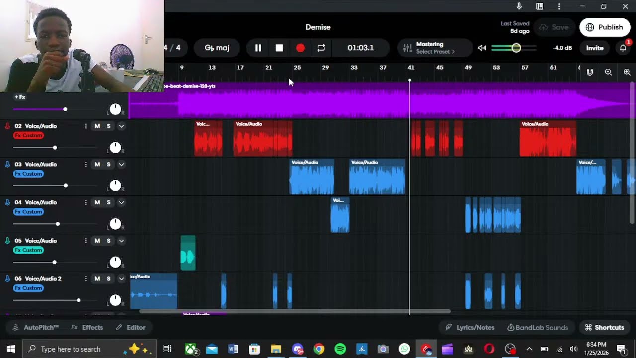 Juice Wrld Type Freestyle Session (Making My Own Songs Live)