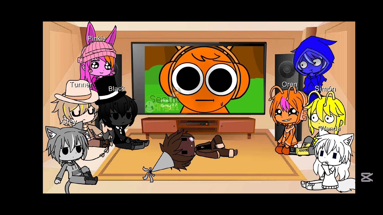 Los sprunki reaccionan a.........