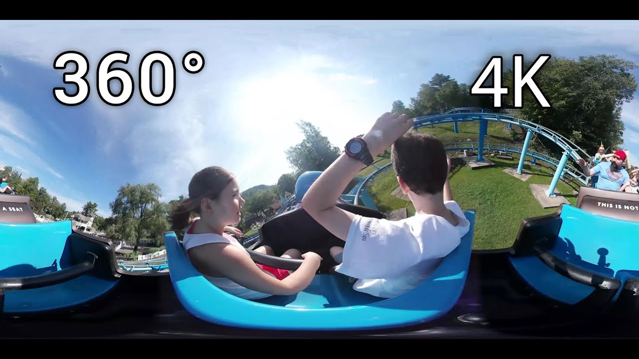 Polar Coaster 360° on-ride 4K POV Story Land