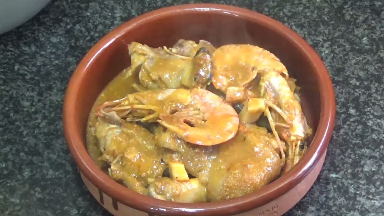 Pies de cerdo con gambones 🦐 Una salsa deliciosa! Olla GM 🧅