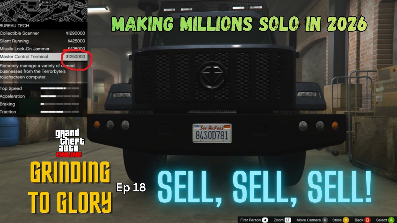 Grinding To Glory Ep 18 - FASTEST MILLIONS Grinding SOLO (GTA 5 Online)