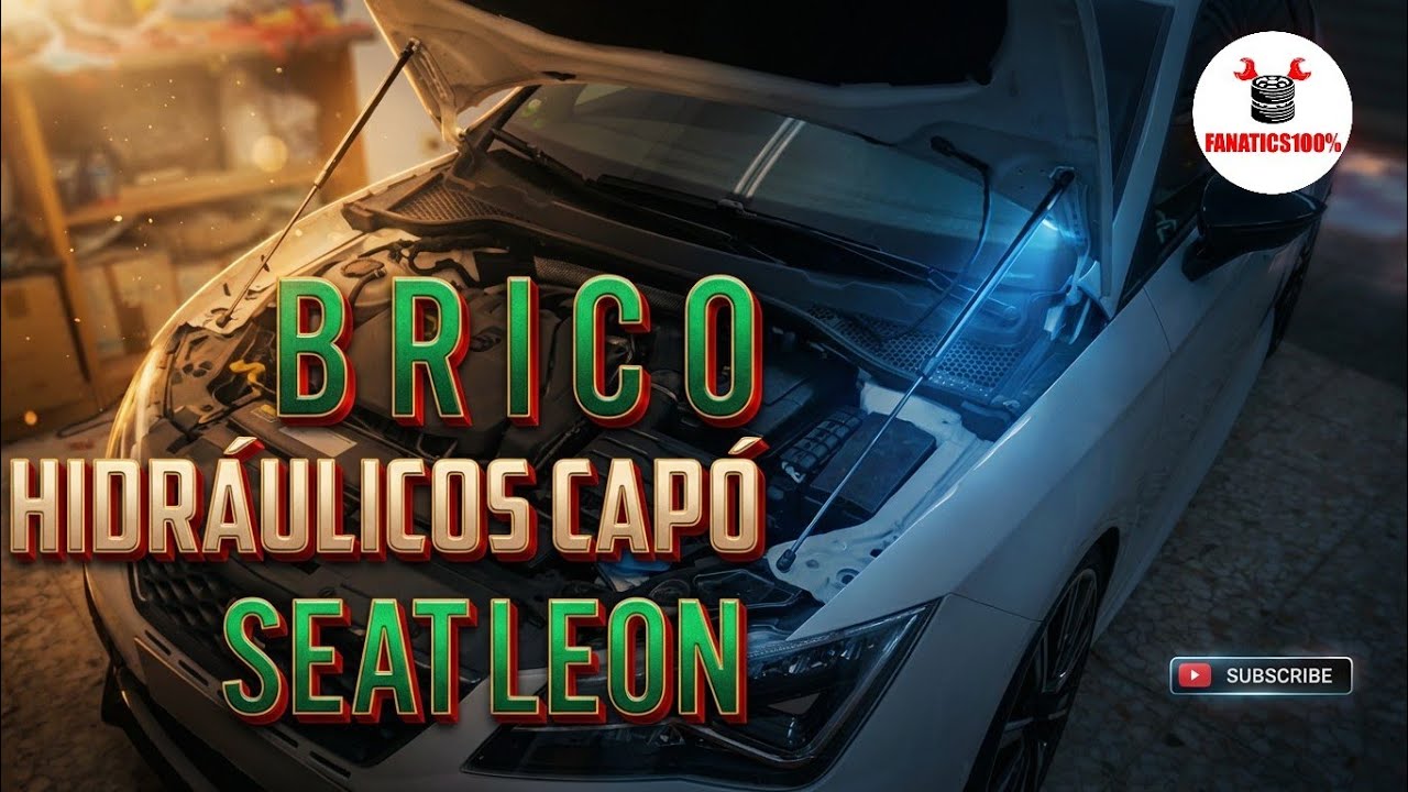 BRICO SENCILLO de colocación de HIDRAÚLICOS capó SEAT LEON MK3