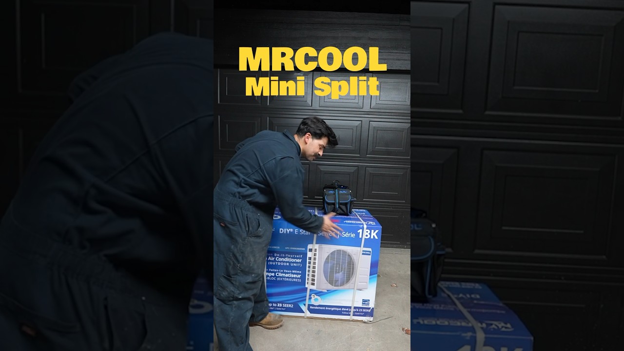 Installing a DIY MRCOOL Minisplit for the first time! EASY! #minisplit #airconditioner  #diy