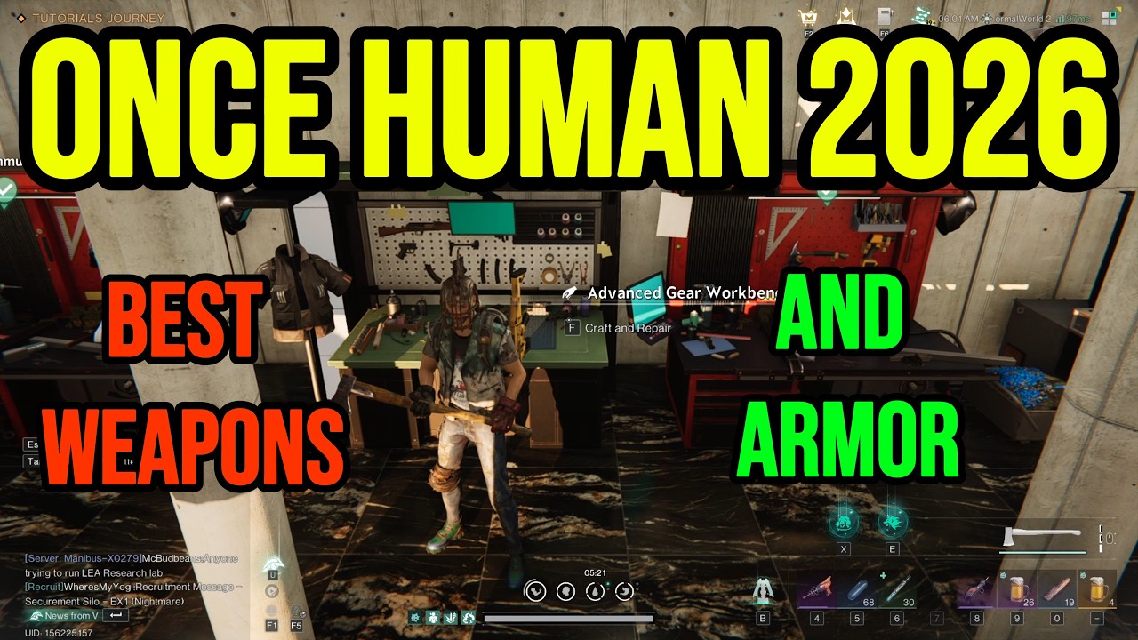 Лучшее оружие и броня в Once Human 2026