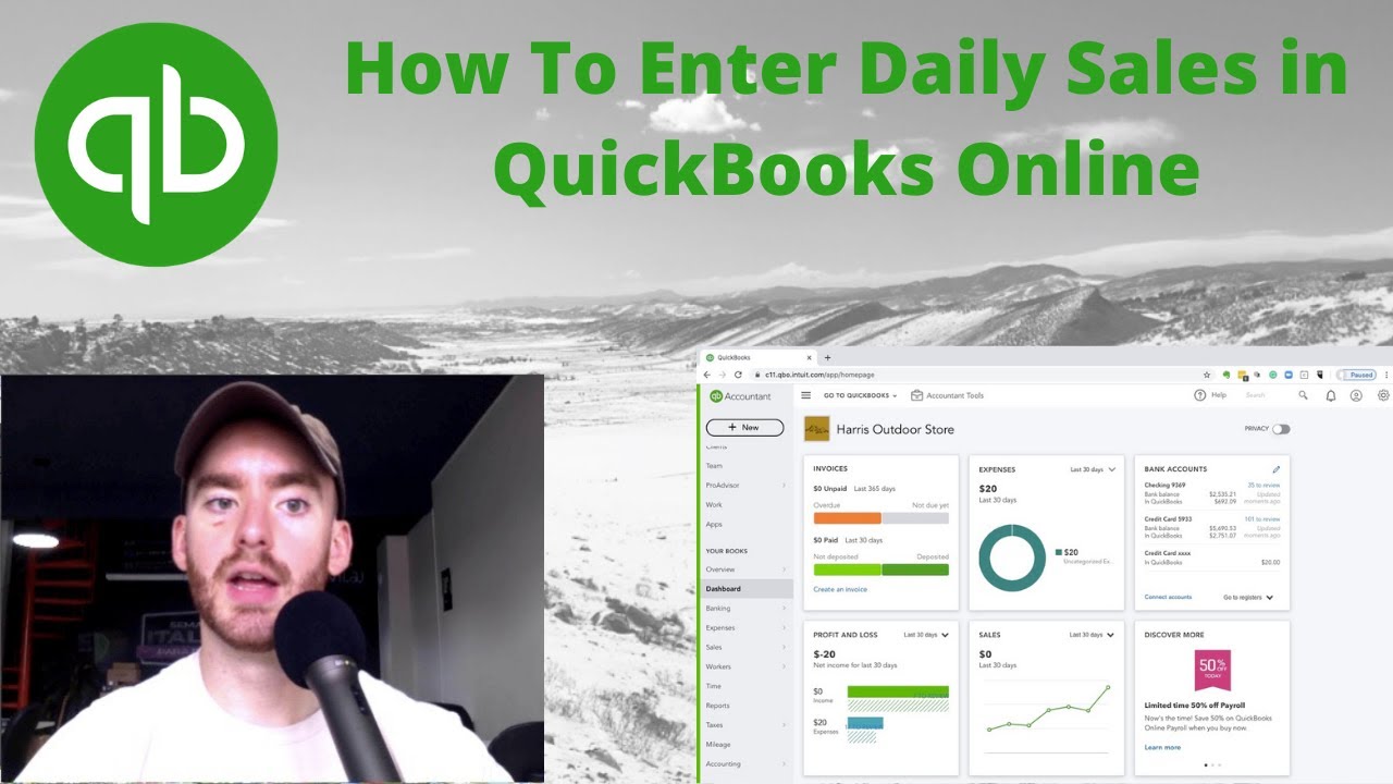 How To Enter Daily Sales in QuickBooks Online