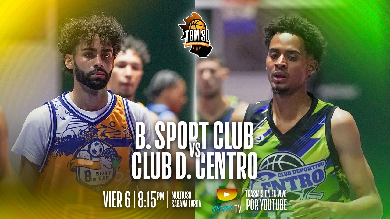 TBM SABANA LARGA, SEPTIMO JUEGO, SERIE REGULAR B. SPORT CLUB D. CENTRO