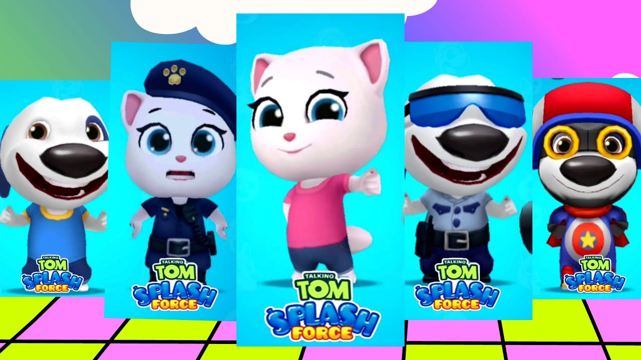 TALKING TOM SPLASH FORCE  - LILU Gameplay (Android, iOS) Mobile