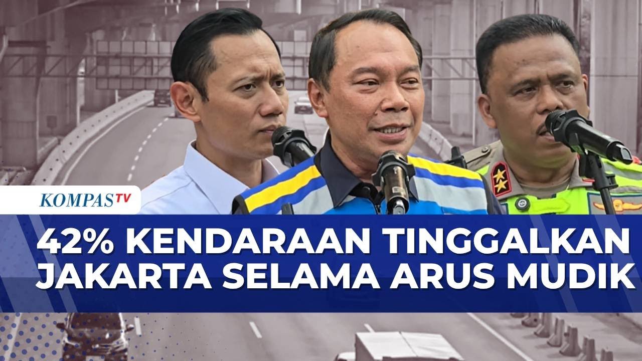 42% Kendaraan Tinggalkan Jakarta, AHY: Arus Mudik Lancar | INDONESIA UPDATE