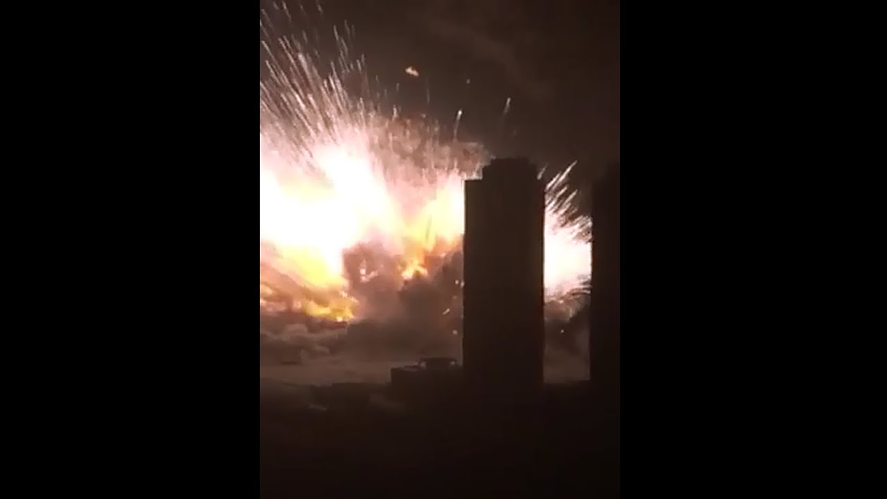 Tianjin Explosion!! Crazy Close View | 480p HD