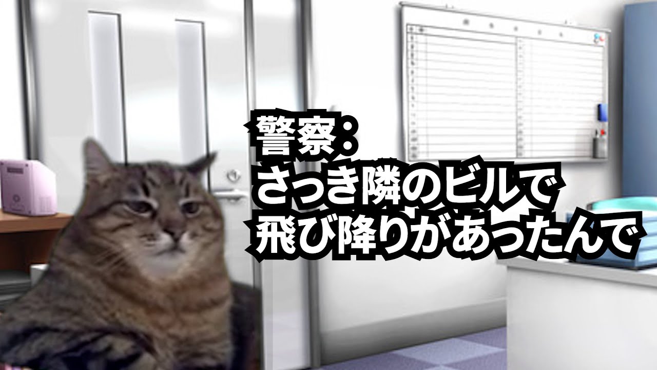 人生で珍しい体験をした施設警備員という仕事 #猫ミーム #猫マニ