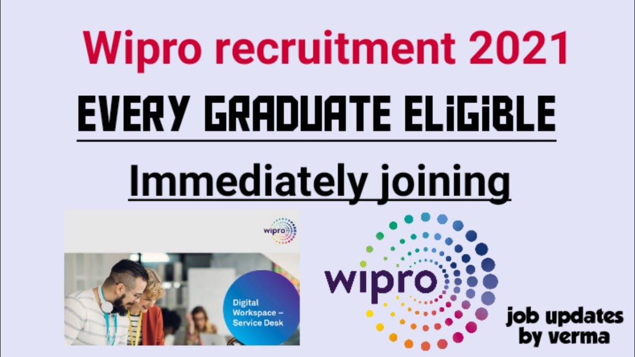 Wipro Off Campus drive 2021| DWSD 2021| Freshers hiring B.sc/ BA/B.com/BBA final year eligible