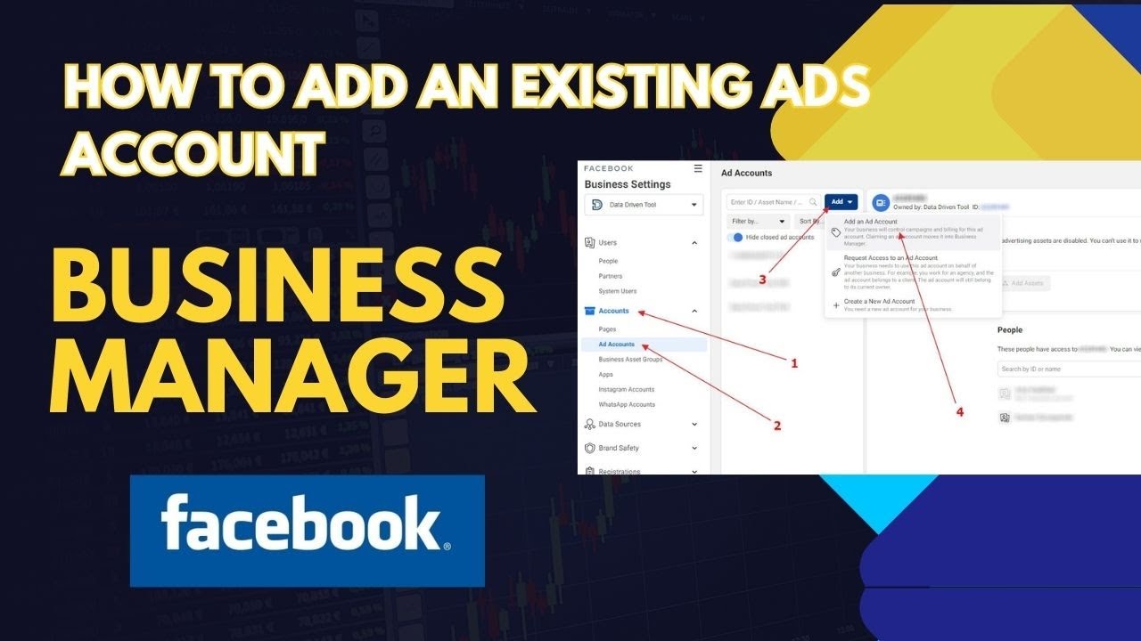 Как добавить существующий рекламный аккаунт в Facebook Business Manager (шаг за шагом) 2025