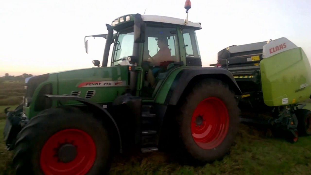 ☆ Sianokosy 2016 ㋡ Prasowanie Siana | Fendt Vario 716 & Claas Variant 360rc☆