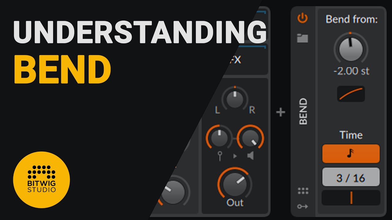 How to use the Bitwig Bend device tutorial