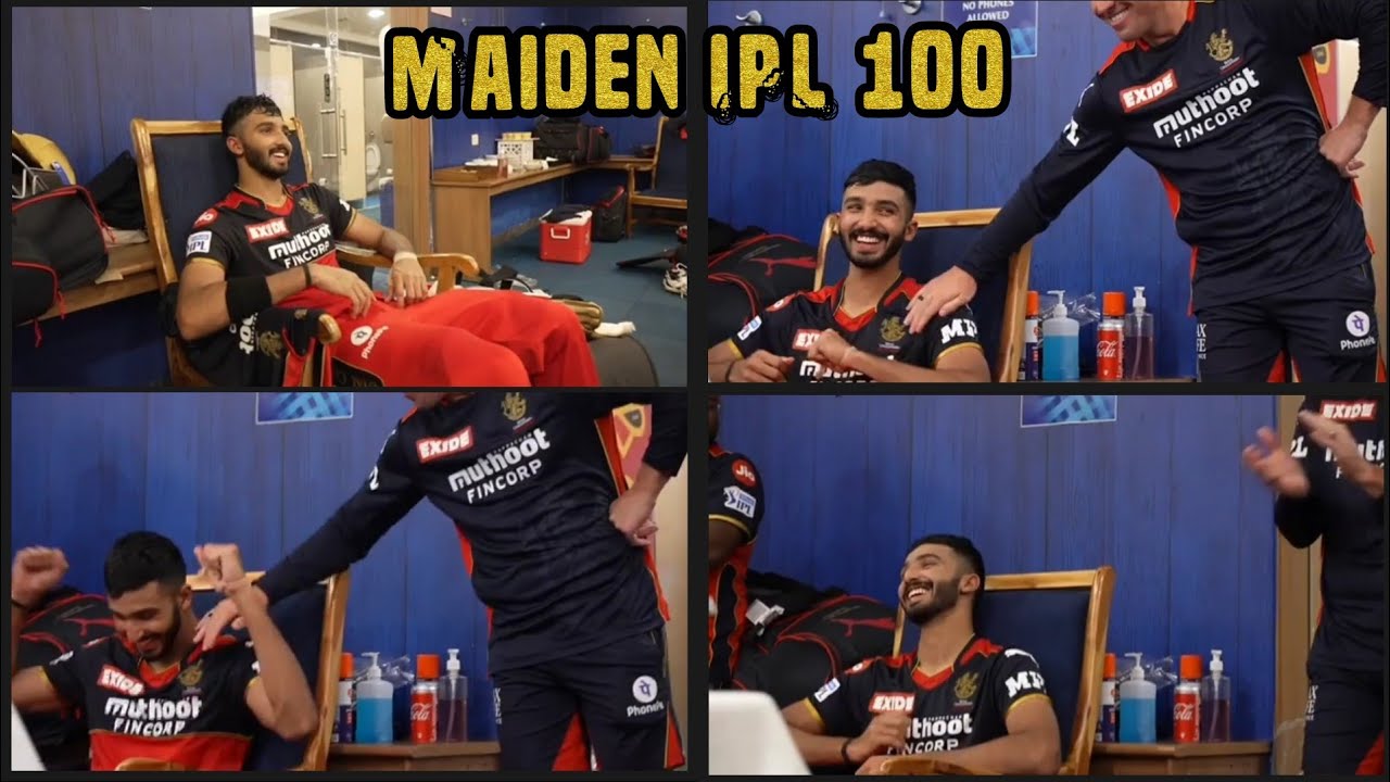 Happiness on Devdutt's face after scoring Maiden IPL century &hearts;