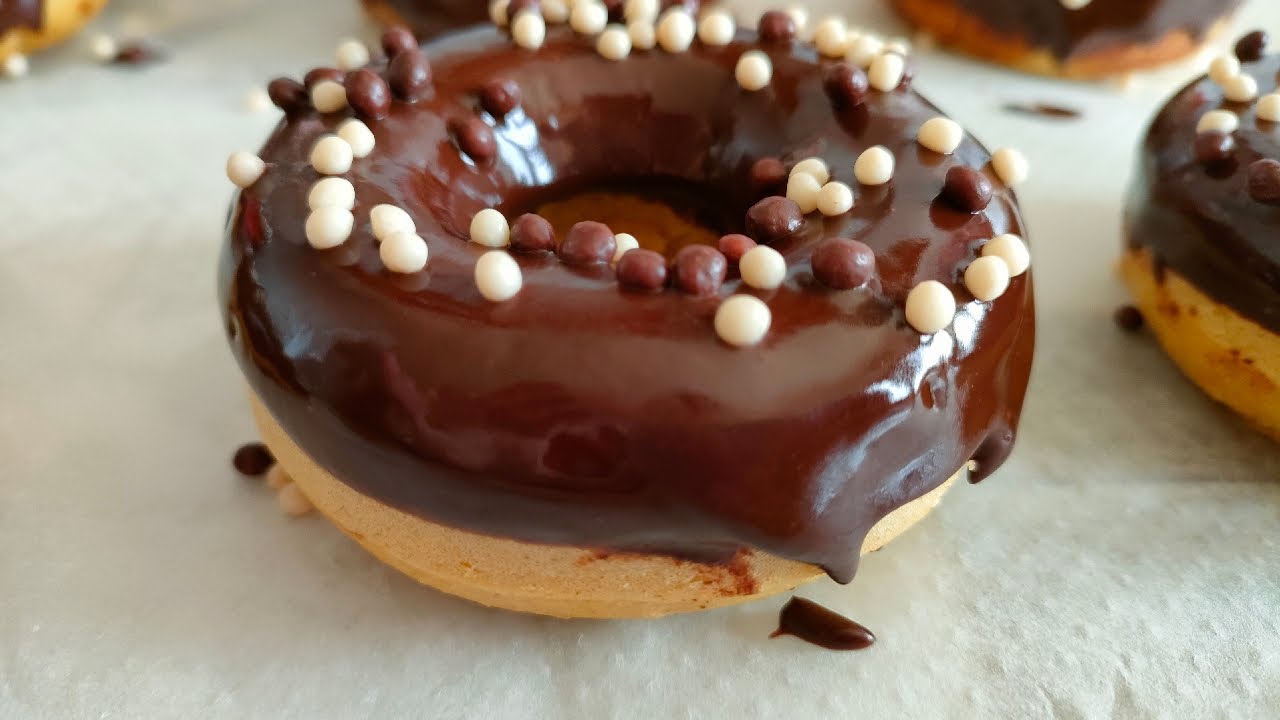 DONUTS SALUDABLES 🍩 SIN AZÚCAR SIN FREIR 🍩 DONUTS FIT ✅