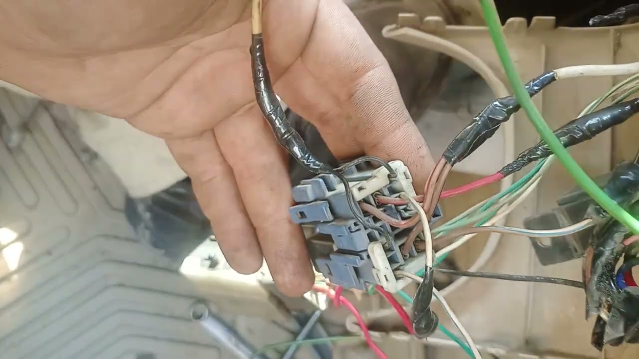 Toyota Corolla Xli Headlight wiring  diagram Relay High beam Low beam complete wiring connection 
