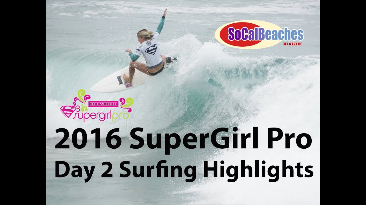 2016 Paul Mitchell SuperGirl Pro Surfing Event Day 2