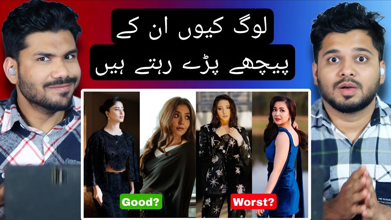 Reacting to Pakistani Actresses Beautiful Dressing At Hum Awards 