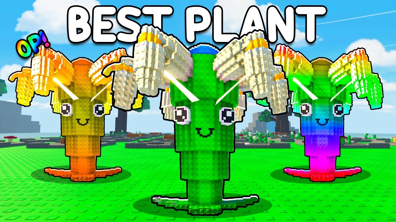 i Unlocked THE BEST PLANT in Roblox merge & fight...