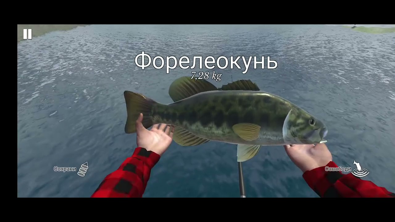 Gameplay video Ultimate fishing simulator. @Ultimate fishing simulator ловлю фореле окуня