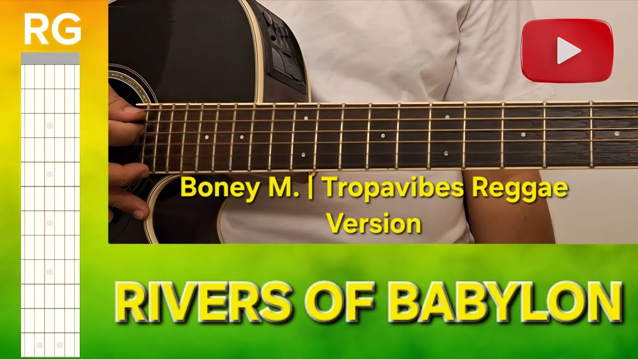 Rivers Of Babylon | RepaGuitara Reggae Tutorial | Tropavibes Reggae Version 