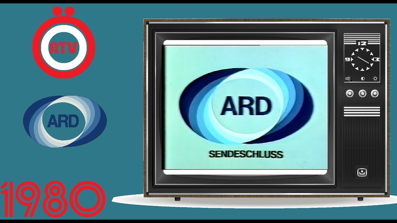 ARD - Fragment Tagesschau, Sendeschluss und Testbild-Chaos (8.11.1980)