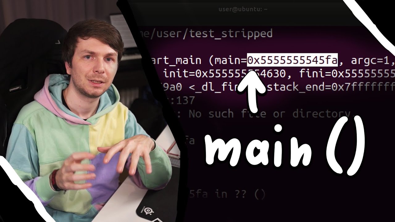 Поиск main() в разрезанном двоичном файле — bin 0x2C