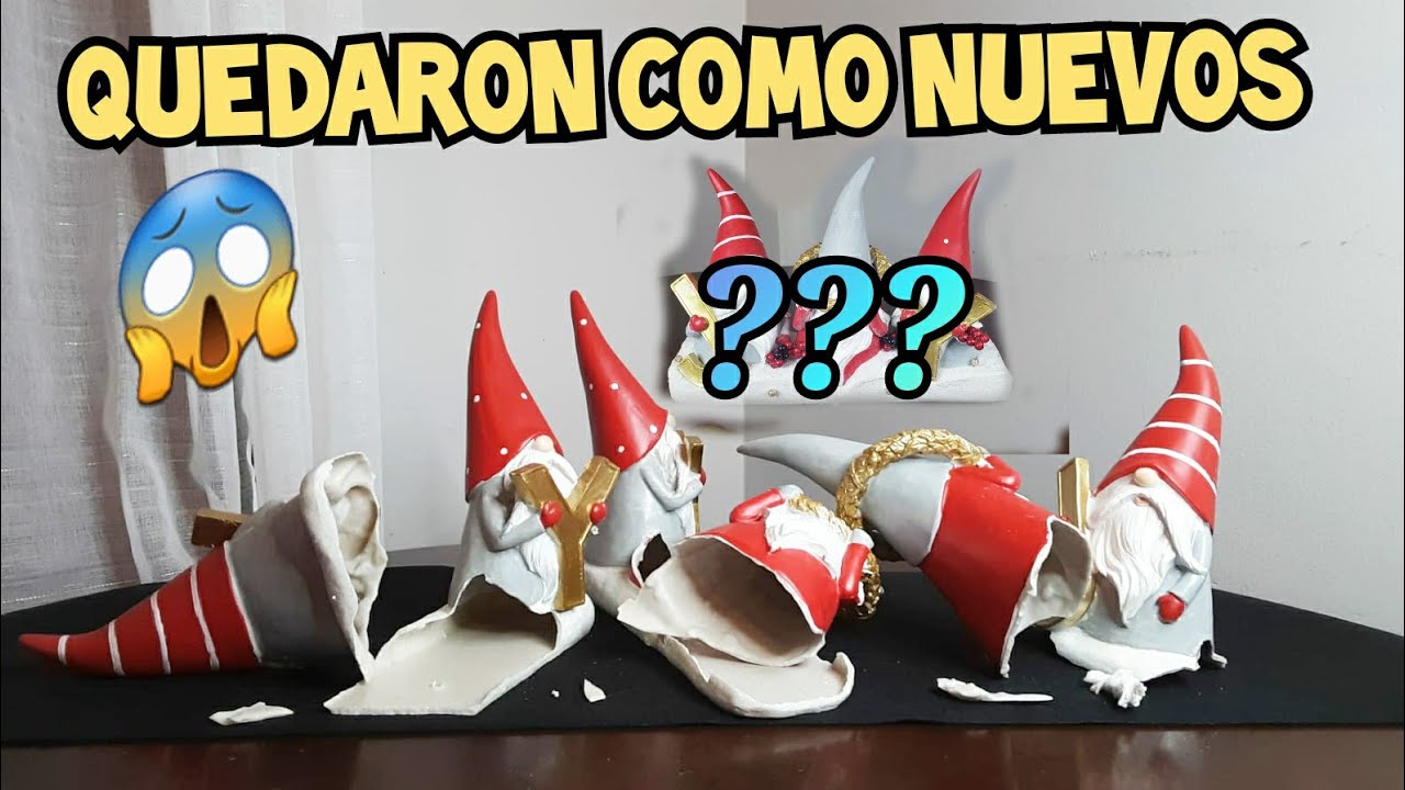Como reparar figuras rotas con yeso #facilmente #ideas  #DIY #reparaciones #dumbsterdiving