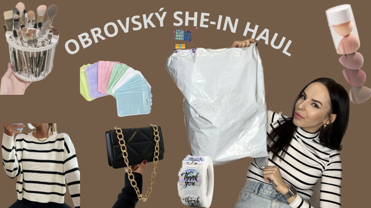 OBROVSKÝ SHE-IN HAUL I beauty vychytávky, produkty a minimum oblečení