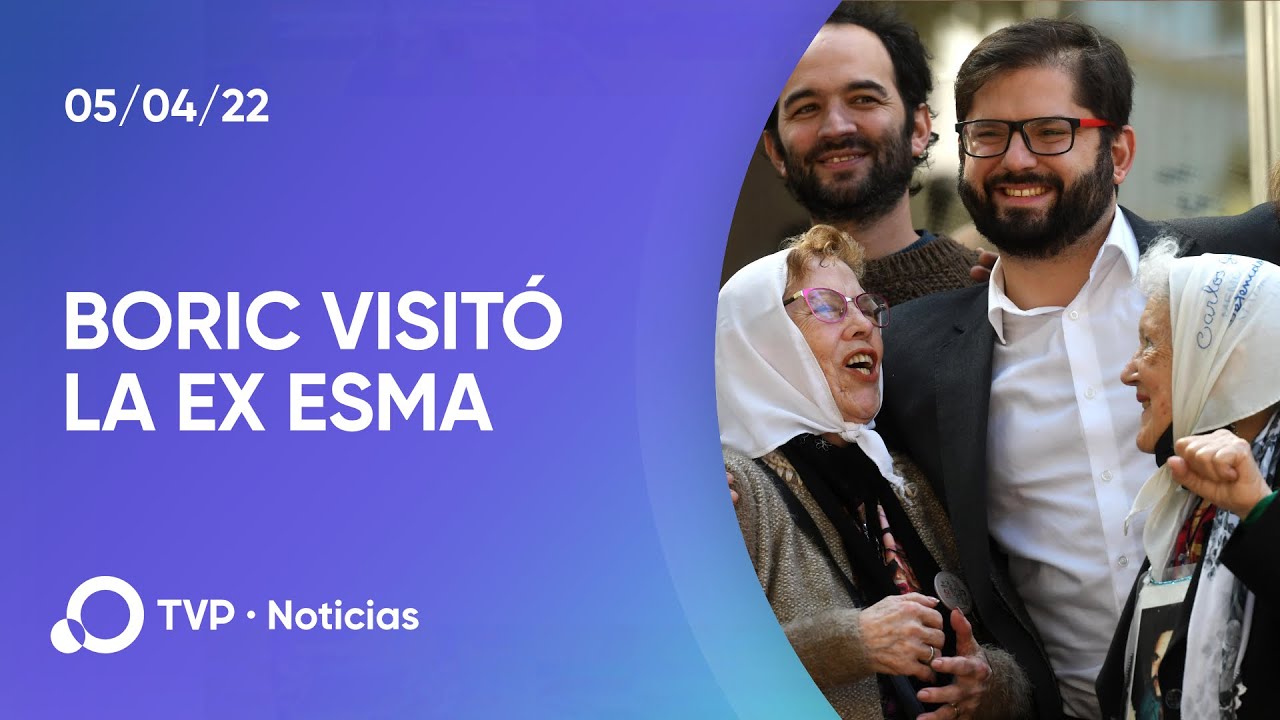 Fernández y Boric recorrieron el Museo Sitio de Memoria ESMA