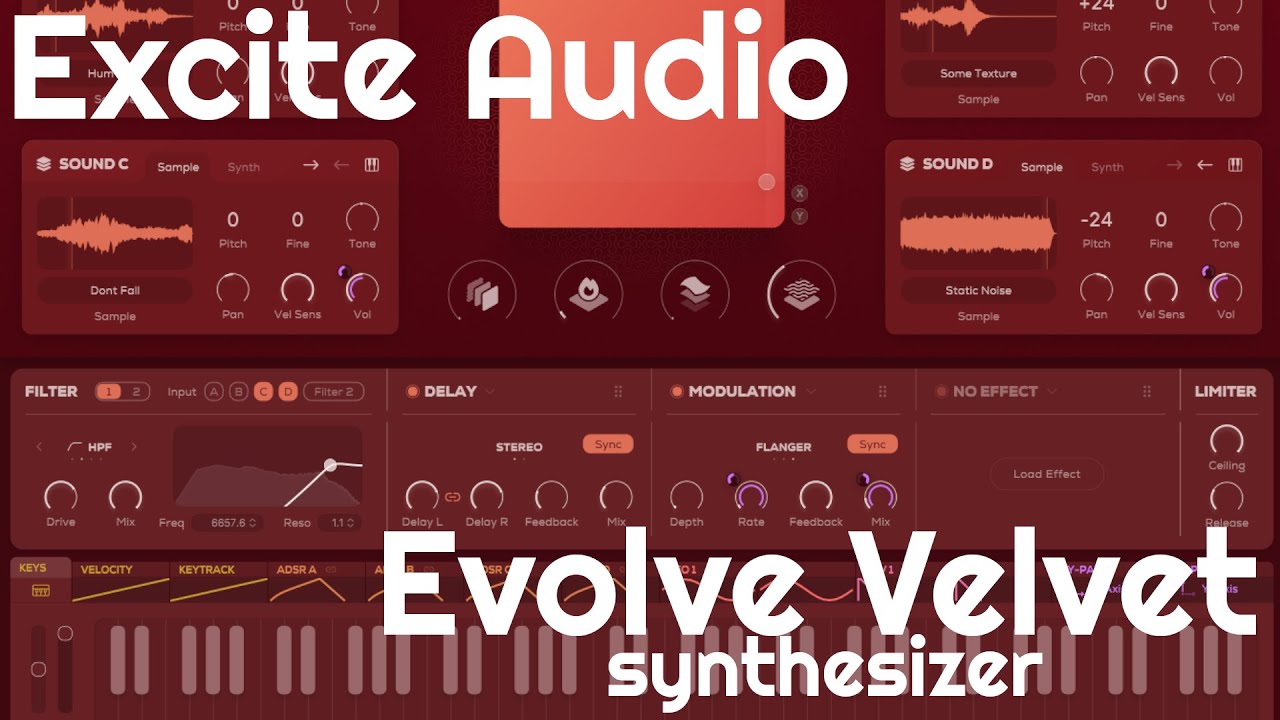Evolve Velvet Synthesizer by Excite Audio (No Talking)