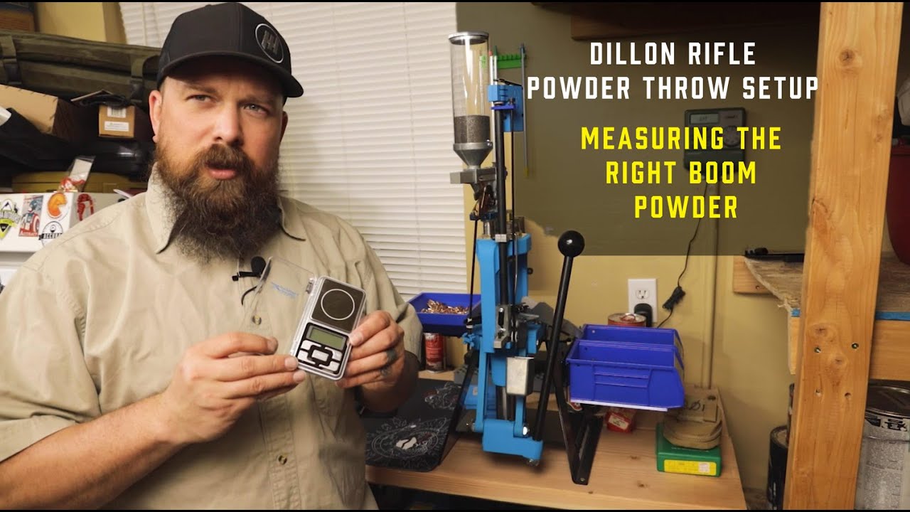Setting your rifle powder charge on a Dillion 550c