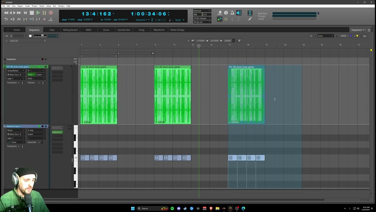 Digital Performer 11 - Repeat and Duplicate commands, and a quick-loop Clip workflow how-to