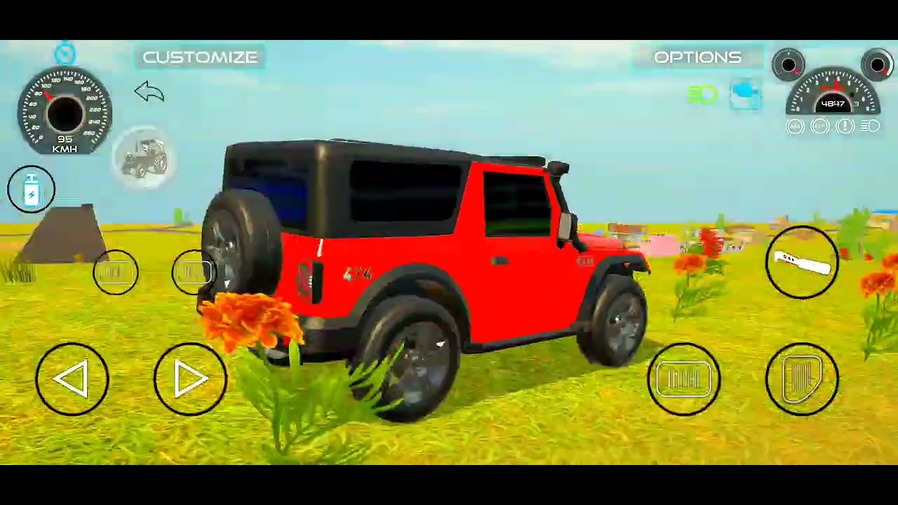 Modified Mahindra Thar Car Games: Indian Cars (Gadi Wala Game) - Car Game Android Gameplay 2026