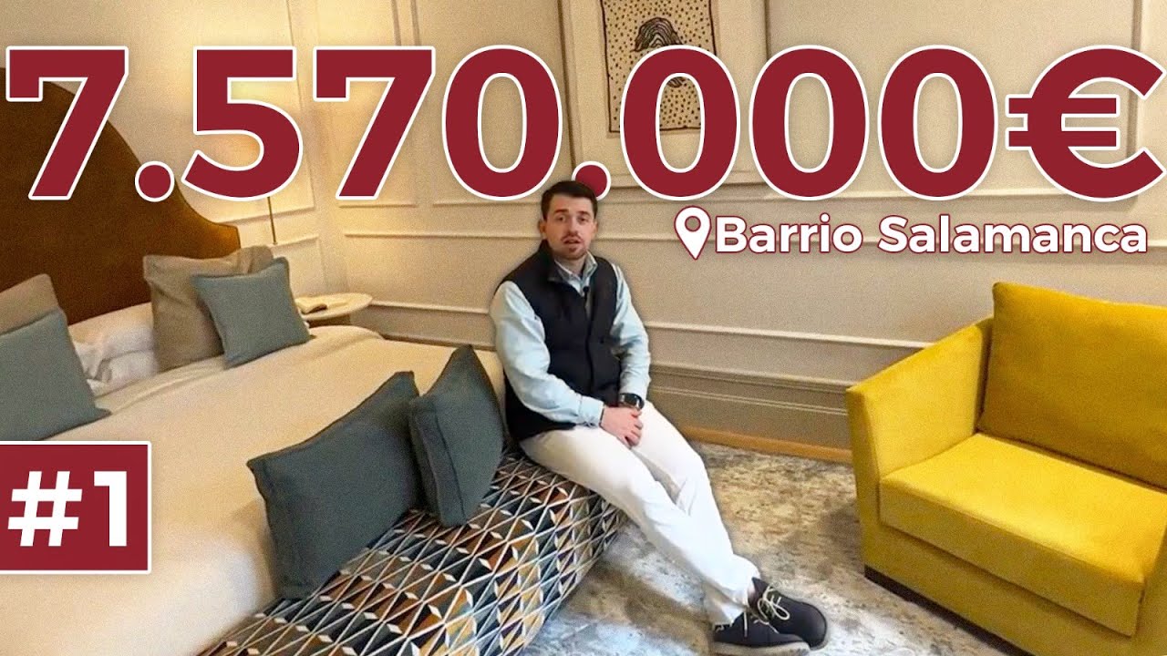 ¿Como es el piso de un MULTIMILLONARIO? en Madrid de 7.570.000 € ✨ | Lujo en el Barrio de Salamanca