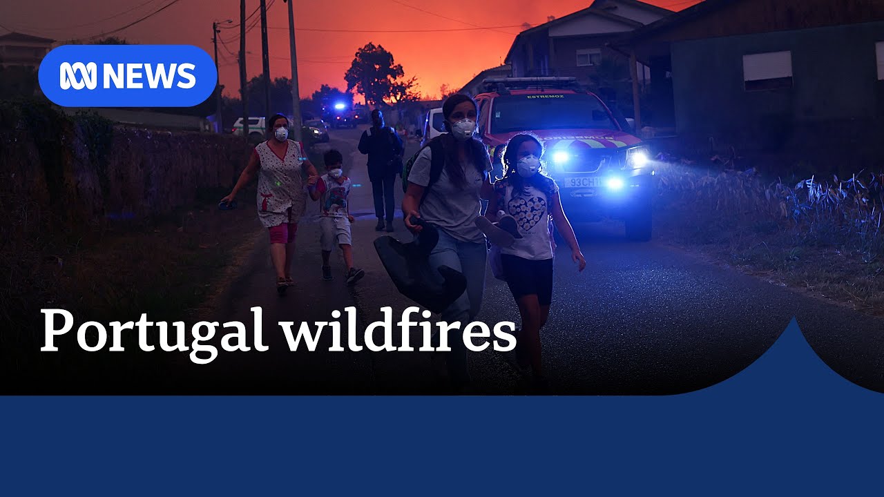 More than 5,000 firefighters deployed to combat wildfires across Portugal | ABC News
