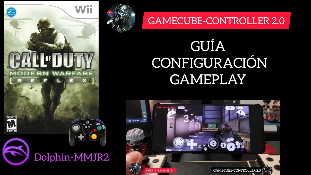 call of duty modern warfare reflex GameCube-Controller 2.0 red magic 6 pro Emulator Dolphin-MMJR2