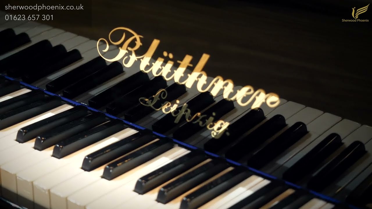 Blüthner Restored Style 9 Black Grand Piano No. 57045 | Comparison Demonstration Sherwood Phoenix
